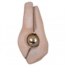 Abstract terracota sculpture